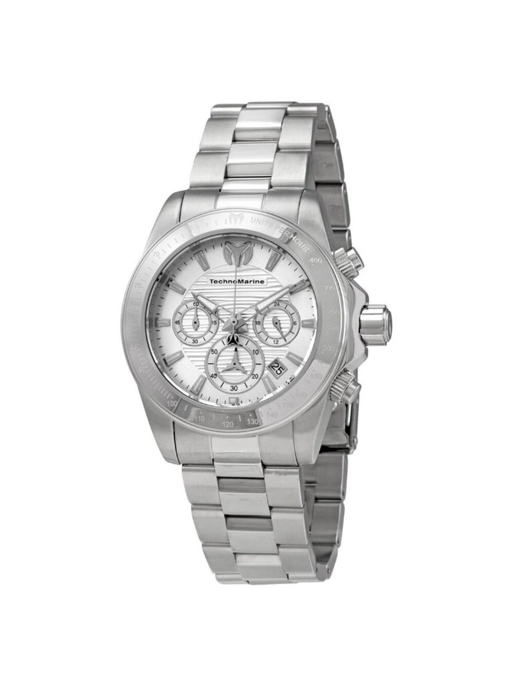 NWT Technomarine Manta Ray Chronograph White Dial Men's Watch
